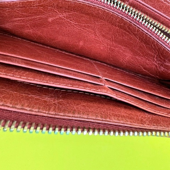 Miu Miu Materasse Leather Zip Wallet Luxury Authentic - Picture 7 of 12